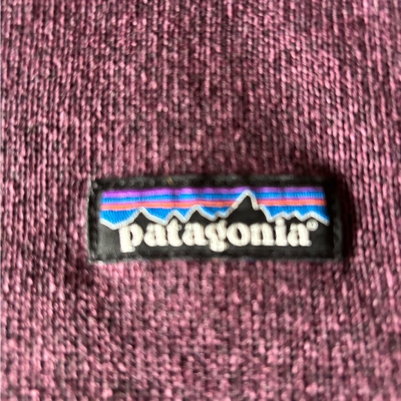 Patagonia Woman M Maroon Purple 1/4 Zip Better Sweater - Picture 6 of 8